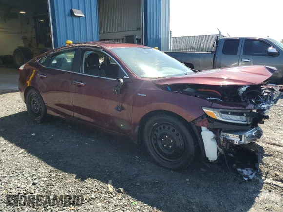 2019 Honda Insight Touring with VIN 19XZE4F71KE400826, listed as a Copart auction lot 56222994 with Not Provided miles and Salvage Title. Bid and sale history available at carsss.com. Image 4.