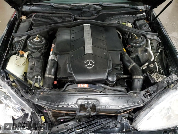 2005 Mercedes-Benz S-Class 4.3L with VIN WDBNG83J95A459421, listed as a Copart auction lot 77153264 with 168,360 mi miles and Salvage Title. Bid and sale history available at carsss.com. Image 11.