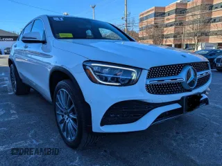 2021 Mercedes-Benz GLC with VIN W1N0J8EB7MF968355, listed as a Copart auction lot 44853895 with 38,779 mi miles and Clean Title. Bid and sale history available at carsss.com. Image 1.