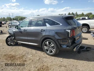 2024 Kia Sorento EX with VIN KNDRHDLG1R5258625, listed as a Copart auction lot 56949095 with 11,112 mi miles and Salvage title. Bid and sale history available at DreamBid. Image 2.