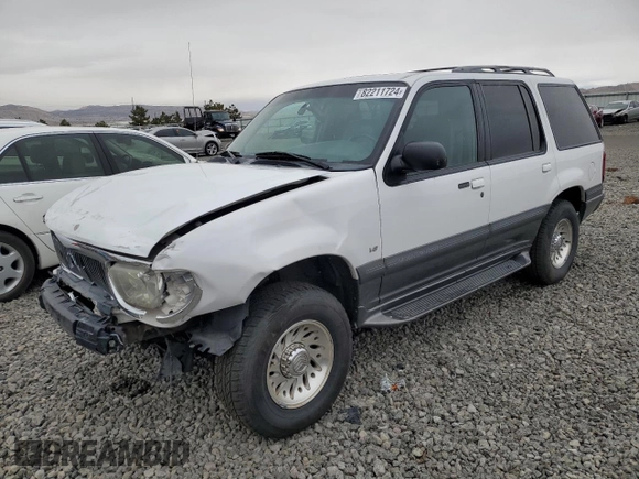 2000 Mercury Mountaineer z VIN 4M2ZU86P9YUJ19811, wystawiony jako Copart lot #82211724 z przebiegiem 251 761 mil mil oraz Szkoda całkowita • Salvage title. Historia ofert i sprzedaży dostępna na DreamBid. Obrazek 1.
