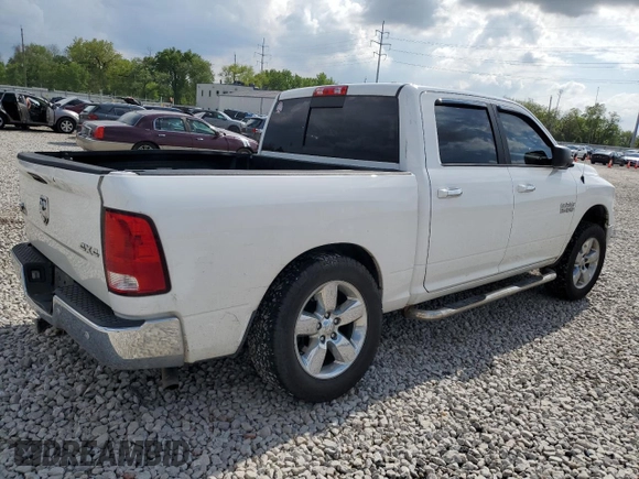 2018 Ram 1500 Big Horn with VIN 3C6RR7LG0JG196864, listed as a Copart auction lot 56141865 with 127,025 mi miles and Salvage title. Bid and sale history available at DreamBid. Image 3.