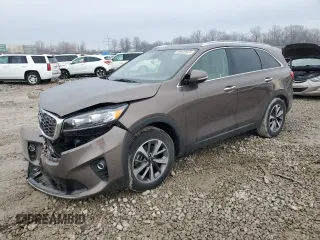 2019 Kia Sorento EX V6 with VIN 5XYPH4A54KG499018, listed as a Copart auction lot 46420925 with 28,271 mi miles and Salvage Title. Bid and sale history available at carsss.com. Image 1.