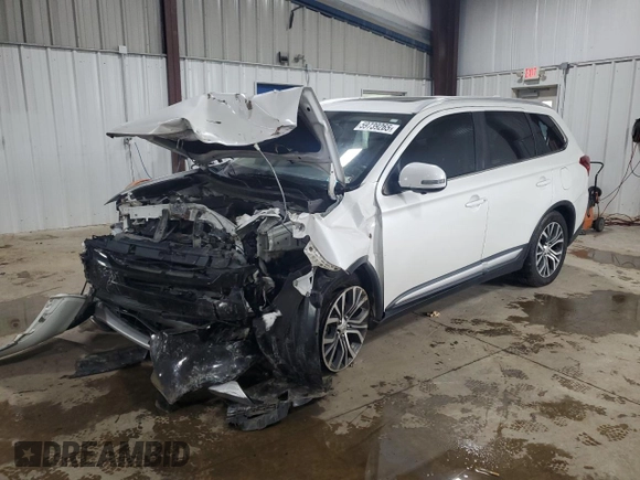 2018 Mitsubishi Outlander ES with VIN JA4AZ3A3XJZ019960, listed as a Copart auction lot 59739265 with 131,520 mi miles and Salvage title. Bid and sale history available at DreamBid. Image 1.