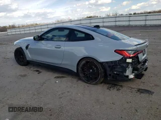 2022 BMW M4 Competition xDrive with VIN WBS43AZ03NCK18109, listed as a Copart auction lot 41862493 with 6,377 mi miles. Bid and sale history available at carsss.com. Image 2.