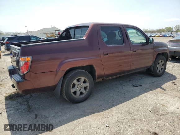 2008 Honda Ridgeline RTX with VIN 2HJYK16398H523508, listed as a Copart auction lot 54960095 with 303,383 mi miles and Clean Title. Bid and sale history available at carsss.com. Image 3.