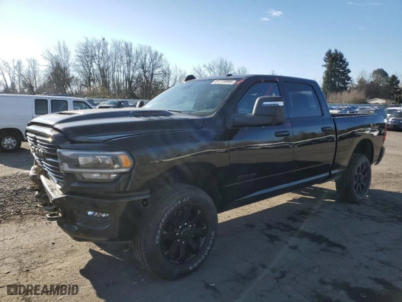 2024 Ram 2500 Laramie with VIN 3C6UR5FJ5RG131641, listed as a Copart auction lot 41773995 with 4,195 mi miles and Salvage Title. Bid and sale history available at carsss.com. Image 1.