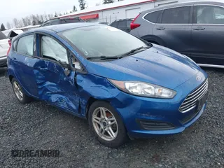 2019 Ford Fiesta SE with VIN 3FADP4EJ5KM154036, listed as a IAAI auction lot 41209920 with 52,313 mi miles. Bid and sale history available at carsss.com. Image 1.