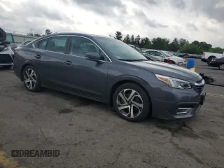 2021 Subaru Legacy Limited with VIN 4S3BWAN60M3002491, listed as a Copart auction lot 62435014 with 63,840 mi miles and Salvage title. Bid and sale history available at DreamBid. Image 4.
