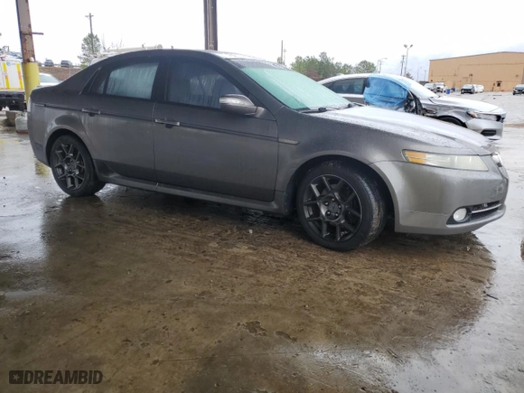 2008 Acura TL Type-S with VIN 19UUA76518A046888, listed as a Copart auction lot 44589505 with 0 mi miles and Salvage Title. Bid and sale history available at carsss.com. Image 4.
