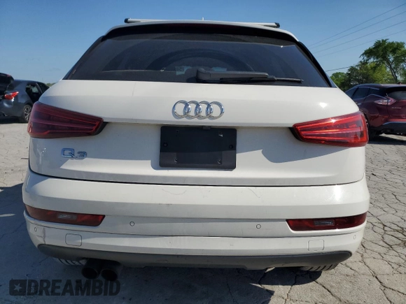 2017 Audi Q3 Premium with VIN WA1BCCFS0HR010488, listed as a Copart auction lot 54062635 with 138,527 mi miles and Clean Title. Bid and sale history available at carsss.com. Image 6.