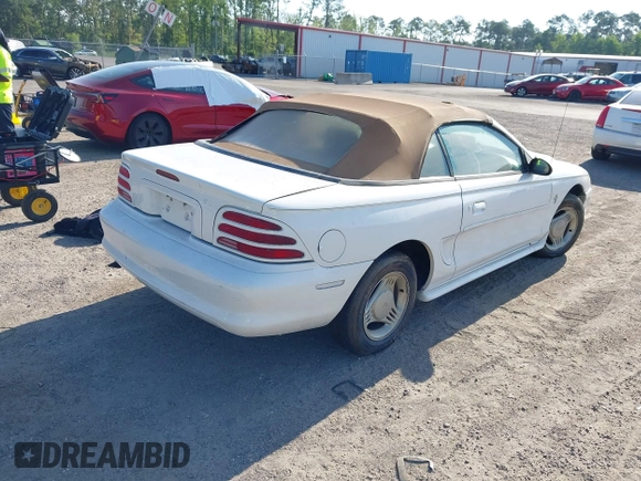 1995 Ford Mustang with VIN 1FALP4442SF243571, listed as a IAAI auction lot 42306376 with 227,445 mi miles and . Bid and sale history available at DreamBid. Image 4.