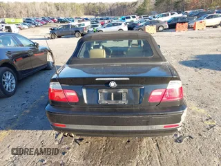 2004 BMW 3 Series 325Ci with VIN WBABW33414PL34071, listed as a IAAI auction lot 41594181 with 207,483 mi miles. Bid and sale history available at carsss.com. Image 16.