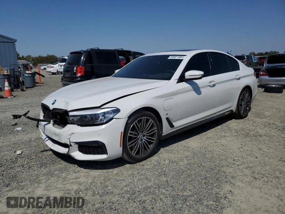 2020 BMW 5 Series 530e with VIN WBAJA9C03LCD28842, listed as a Copart auction lot 69901984 with 63,036 mi miles and Salvage Title. Bid and sale history available at DreamBid. Image 1.