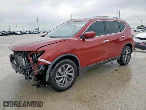 2016 Nissan Rogue SL with VIN 5N1AT2MT9GC821596, listed as a Copart auction lot 54309875 with 48,414 mi miles and Salvage Title. Bid and sale history available at DreamBid. Image 1.