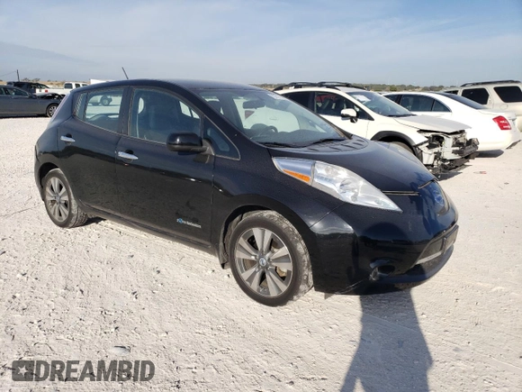 2015 Nissan LEAF SV with VIN 1N4AZ0CP3FC305864, listed as a Copart auction lot 70217143 with 48,257 mi miles. Bid and sale history available at carsss.com. Image 4.