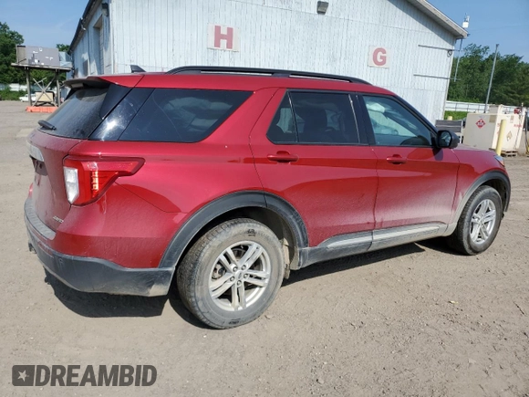 2022 Ford Explorer XLT с VIN 1FMSK8DH6NGA01827, выставлен на аукционе Copart как лот 62579775 с пробегом 39 570 миль миль и На запчасти • Non repairable. История ставок и продаж доступна на DreamBid. Изображение 3.