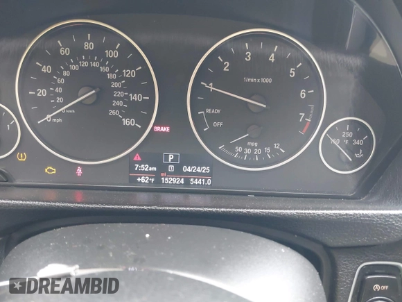 2014 BMW 3 Series 320i with VIN WBA3B1G57ENS80800, listed as a IAAI auction lot 42097683 with 152,924 mi miles. Bid and sale history available at carsss.com. Image 15.