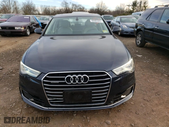 2016 Audi A6 3.0T Premium Plus with VIN WAUFGAFCXGN160524, listed as a Copart auction lot 40985503 with 47,575 mi miles. Bid and sale history available at carsss.com. Image 5.