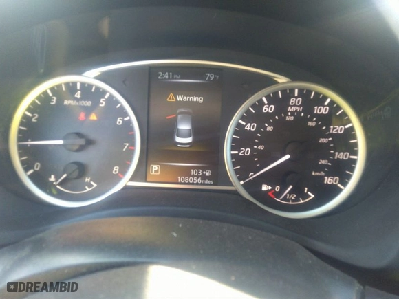 2016 Nissan Sentra SR with VIN 3N1AB7AP8GL642615, listed as a IAAI auction lot 41460607 with 108,056 mi miles. Bid and sale history available at carsss.com. Image 7.