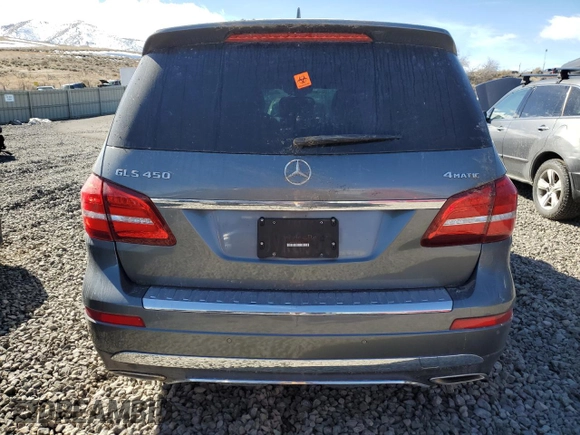 2017 Mercedes-Benz GLS 450 with VIN 4JGDF6EE3HA943086, listed as a Copart auction lot 46315454 with 74,760 mi miles and . Bid and sale history available at DreamBid. Image 6.