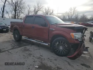 2014 Ford F-150 XL with VIN 1FTFW1EF3EKF06977, listed as a Copart auction lot 45785765 with 152,789 mi miles and Salvage Title. Bid and sale history available at carsss.com. Image 4.