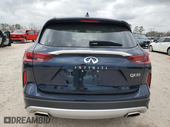 2023 Infiniti QX50 Luxe с VIN 3PCAJ5BA6PF106162, выставлен на аукционе Copart как лот 48497535 с пробегом 23 003 миль миль и Списание • Salvage title. История ставок и продаж доступна на DreamBid. Изображение 6.