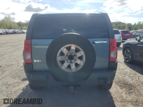 2006 Hummer H3 with VIN 5GTDN136868198709, listed as a Copart auction lot 73367844 with 156,599 mi miles and Clean Title. Bid and sale history available at carsss.com. Image 6.