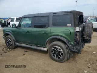 2022 Ford Bronco with VIN 1FMEE5BP9NLB50804, listed as a Copart auction lot 54220825 with 22,080 mi miles and Salvage title. Bid and sale history available at DreamBid. Image 2.