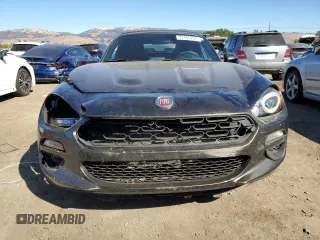 2017 FIAT 124 Spider Classica with VIN JC1NFAEK3H0102762, listed as a Copart auction lot 77466204 with 26,600 mi miles and Salvage title. Bid and sale history available at DreamBid. Image 5.