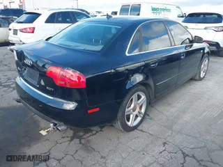 2007 Audi A4 2.0T with VIN WAUAF78E07A063080, listed as a IAAI auction lot 41896271 with 228,307 mi miles. Bid and sale history available at carsss.com. Image 4.