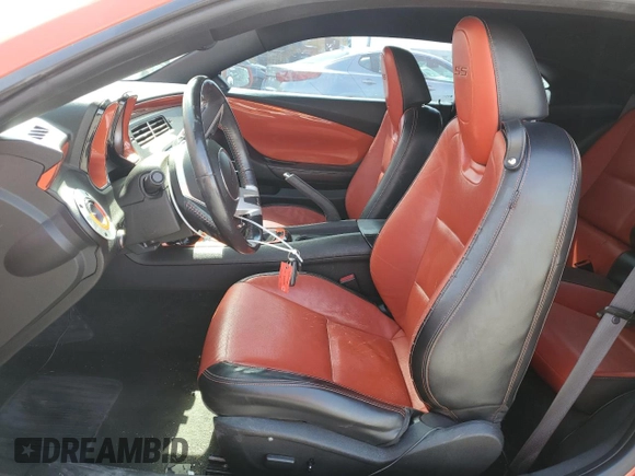 2010 Chevrolet Camaro 2SS with VIN 2G1FT1EW0A9121096, listed as a Copart auction lot 56967335 with 107,740 mi miles and Salvage title. Bid and sale history available at DreamBid. Image 7.