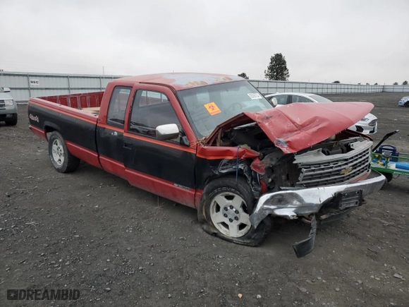 1990 Chevrolet C/K 1500 with VIN 2GCEK19Z8L1124789, listed as a Copart auction lot 83095734 with 163,393 mi miles and Salvage Title. Bid and sale history available at carsss.com. Image 4.