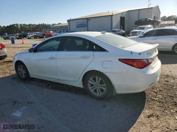 2013 Hyundai Sonata GLS PZEV with VIN 5NPEB4AC2DH764960, listed as a Copart auction lot 50343355 with 163,962 mi miles and Salvage Title. Bid and sale history available at carsss.com. Image 2.