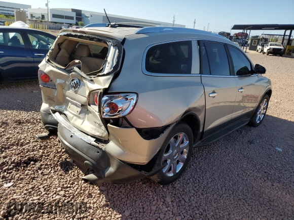 2010 Buick Enclave CXL w/1XL with VIN 5GALRBED5AJ210083, listed as a Copart auction lot 52949725 with 154,196 mi miles and Salvage Title. Bid and sale history available at carsss.com. Image 3.