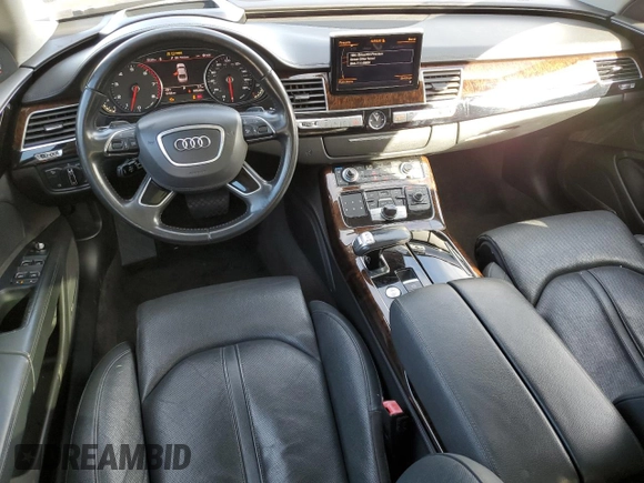 2015 Audi A8 L 4.0T with VIN WAU32AFD3FN002339, listed as a Copart auction lot 87305014 with 165,249 mi miles and Clean Title. Bid and sale history available at carsss.com. Image 8.