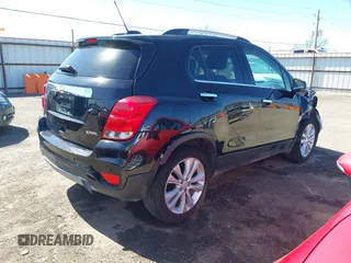 2017 Chevrolet Trax Premier with VIN 3GNCJMSB2HL283460, listed as a IAAI auction lot 41740848 with 79,326 mi miles. Bid and sale history available at carsss.com. Image 4.