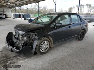 2007 Nissan Versa 1.8 S with VIN 3N1BC11E17L447324, listed as a Copart auction lot 86622494 with 196,251 mi miles and Salvage Title. Bid and sale history available at carsss.com. Image 1.