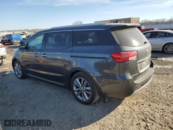 2016 Kia Sedona SX-L with VIN KNDME5C16G6186185, listed as a Copart auction lot 42449365 with 134,760 mi miles and Clean Title. Bid and sale history available at carsss.com. Image 2.