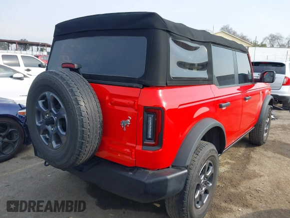 2022 Ford Bronco with VIN 1FMDE5BH4NLB12997, listed as a IAAI auction lot 41473624 with 49,011 mi miles. Bid and sale history available at carsss.com. Image 4.