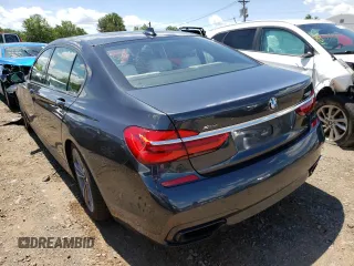 2016 BMW 7 Series 750i xDrive with VIN WBA7F2C58GG416649, listed as a Copart auction lot 48252162 with 32,845 mi miles. Bid and sale history available at carsss.com. Image 3.