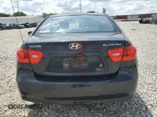 2007 Hyundai Elantra GLS with VIN KMHDU46D07U034414, listed as a Copart auction lot 58352395 with 107,767 mi miles and Salvage title. Bid and sale history available at DreamBid. Image 6.