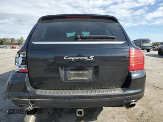 2005 Porsche Cayenne S with VIN WP1AB29PX5LA61015, listed as a Copart auction lot 76097734 with 106,331 mi miles and Salvage Title. Bid and sale history available at carsss.com. Image 6.