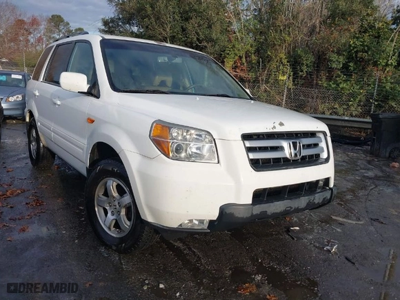2007 Honda Pilot EX-L with VIN 5FNYF28527B015589, listed as a IAAI auction lot 41113153 with 352,772 mi miles. Bid and sale history available at carsss.com. Image 1.