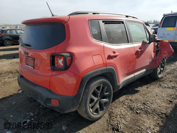 2017 Jeep Renegade Latitude with VIN ZACCJABB9HPF21559, listed as a Copart auction lot 48186465 with 115,739 mi miles and Salvage Title. Bid and sale history available at carsss.com. Image 3.