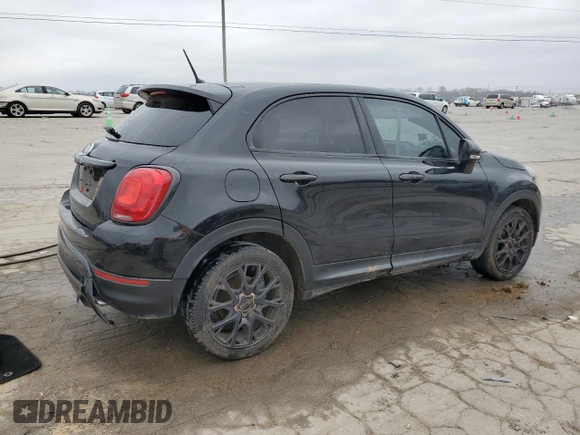 2017 FIAT 500X Urbana Edition with VIN ZFBCFXCB4HP621782, listed as a Copart auction lot 43933335 with 99,087 mi miles and Salvage title. Bid and sale history available at DreamBid. Image 3.