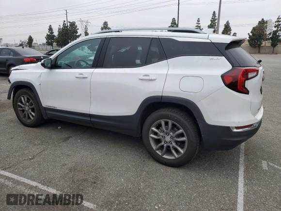 2022 GMC Terrain SLT with VIN 3GKALPEV0NL211156, listed as a Copart auction lot 55300465 with 57,319 mi miles and Salvage Title. Bid and sale history available at DreamBid. Image 2.