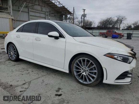 2019 Mercedes-Benz A 220 with VIN WDD3G4EBXKW012818, listed as a Copart auction lot 45369735 with Not Provided miles and Salvage Title. Bid and sale history available at DreamBid. Image 4.