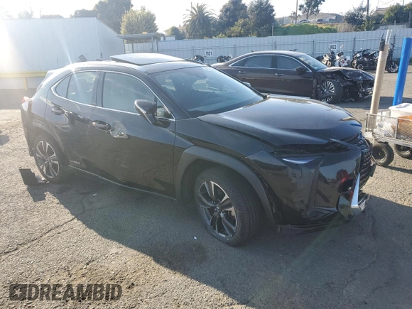 2020 Lexus UX 250h z VIN JTHP9JBH4L2025441, wystawiony jako Copart lot #48759045 z przebiegiem 42 348 mil mil oraz Szkoda całkowita • Salvage title. Historia ofert i sprzedaży dostępna na DreamBid. Obrazek 4.