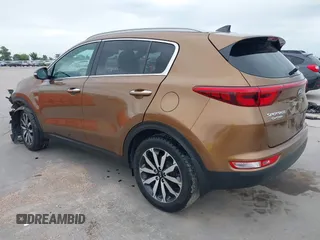2017 Kia Sportage EX z VIN KNDPN3AC2H7053067, wystawiony jako IAAI lot #42660750 z przebiegiem Nie podano mil oraz . Historia ofert i sprzedaży dostępna na DreamBid. Obrazek 3.
